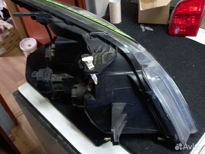 Фара на Hover H3 черная и хром.левые