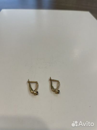 Золотые серьги 585 пробы