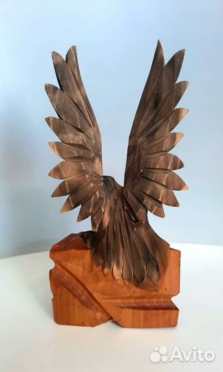 Орел деревянный резной СССР