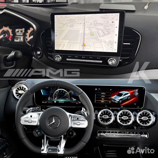 Магнитола Android AMG стиль 4/32
