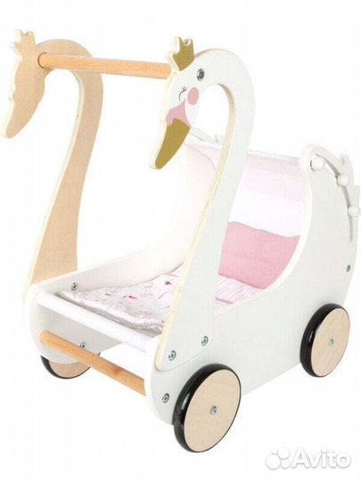 Спортивные игры и игрушки Puppenwagen Schwan