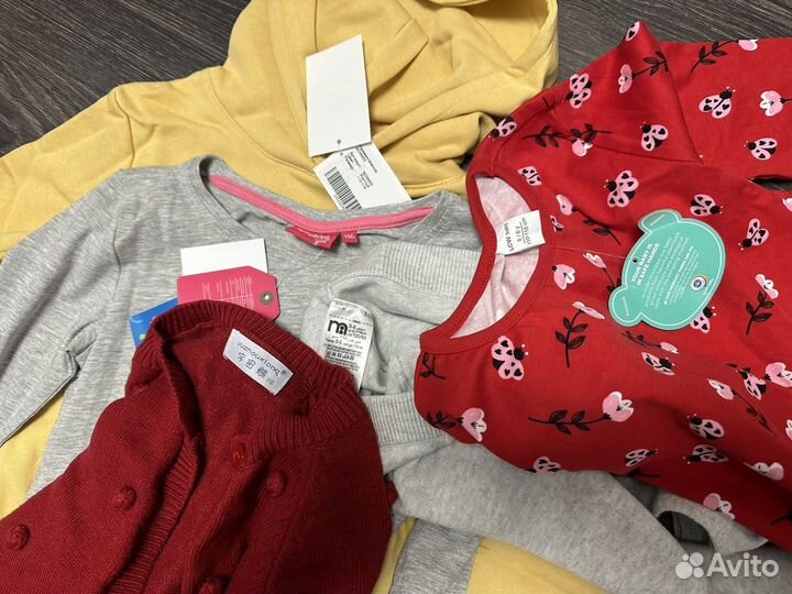 Вещи для девочки пакетом 110-116 новые