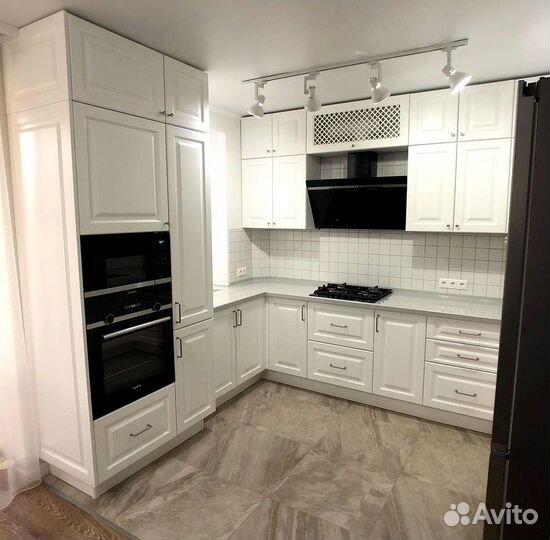 Кухня на заказ в стиле индустриальный лофт