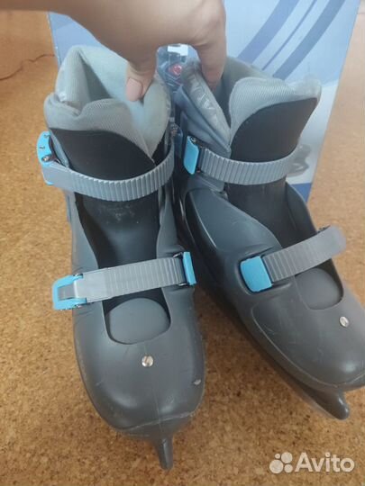 Коньки раздвижные ледовые Action р-р 37-40