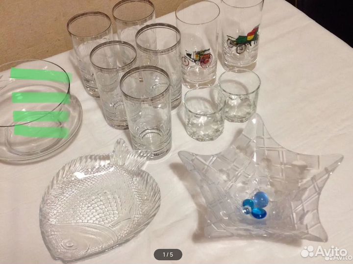 Вазы, стаканы