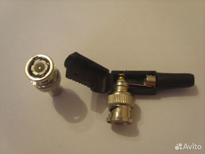 Штекер bnc -RCA гнездо, 2 шт.Новые,цена за 2 шт