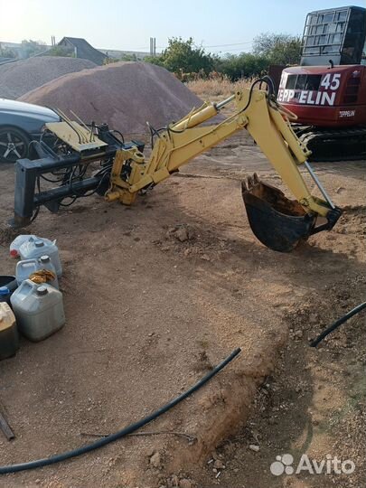 Экскаваторная установка на мини погрузчик unc 060