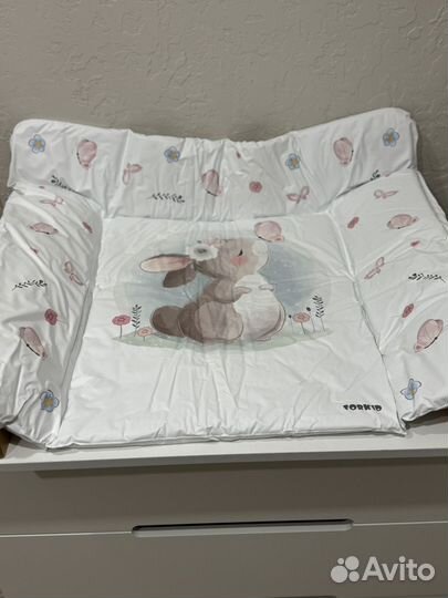 Пеленальный комод белый