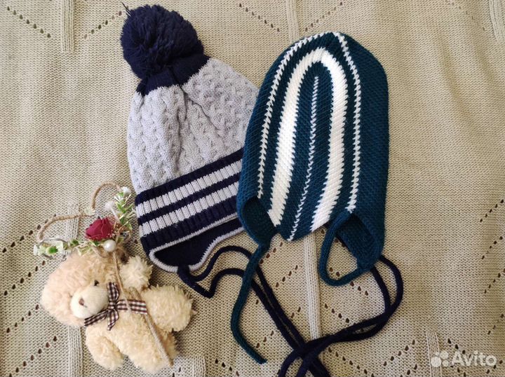 Шапка для мальчика 44 46 48