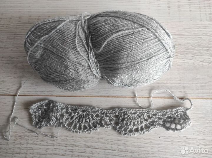 Нитки для вязания с люрексом СССР