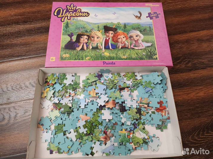 Пазл царевны 360 деталей