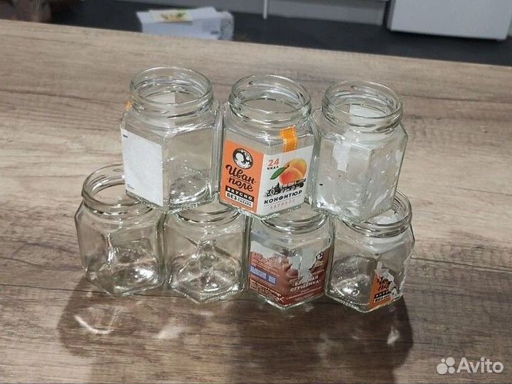 Пустые баночки, пищевые