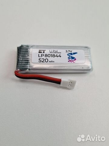 Аккумулятор ET LP801844-20CM 3.7В, 520мАч, Li-Pol