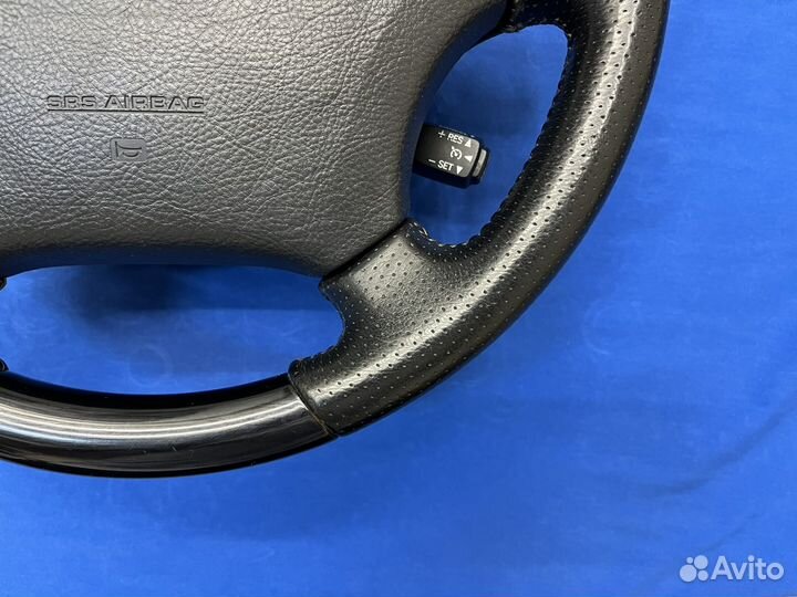 Руль Clazzio с косточкой черное дерево Prado 120