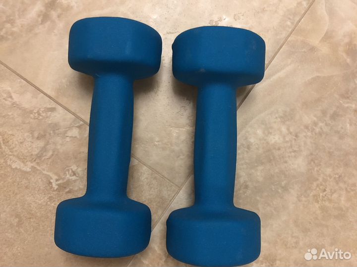 Гантели torneo 3 кг 2 штуки