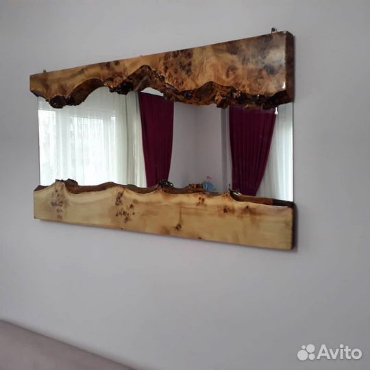 Рамка для зеркала из массива на заказ