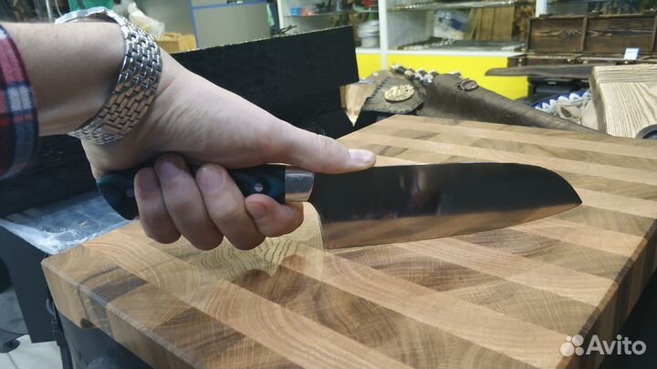 Кухонный нож Сантоку