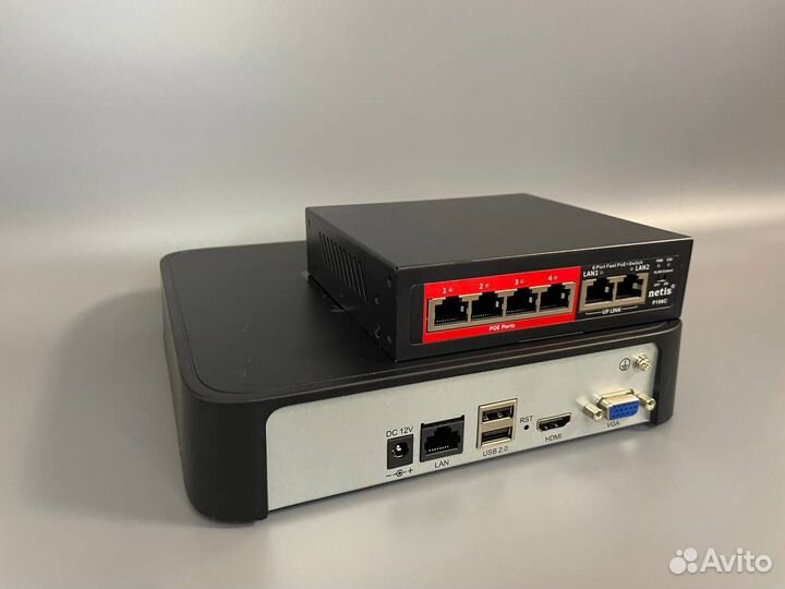 Готовый комплект уличного IP видеонаблюдения 2Мр