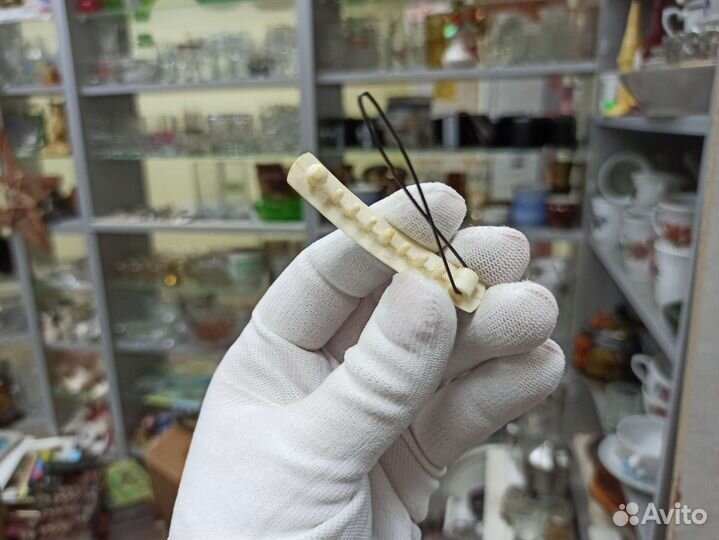 Советская Брошь Заколка Для Волос Клеймо Ценник 1р