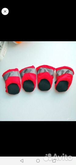 Ботинки зимние для собак