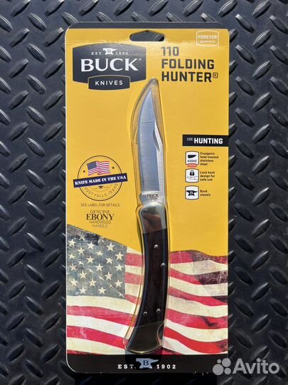 Складной нож Buck 110 Folding Hunter Оригинал