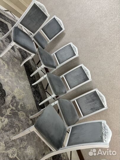 Стол со стульями бу