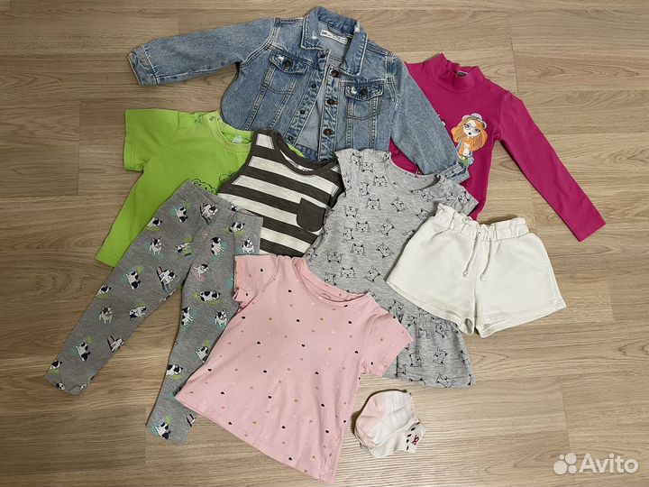 Детские вещи пакетом для девочки 92