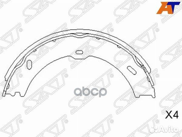 Колодки ручного тормоза mercedes sprinter 06/V