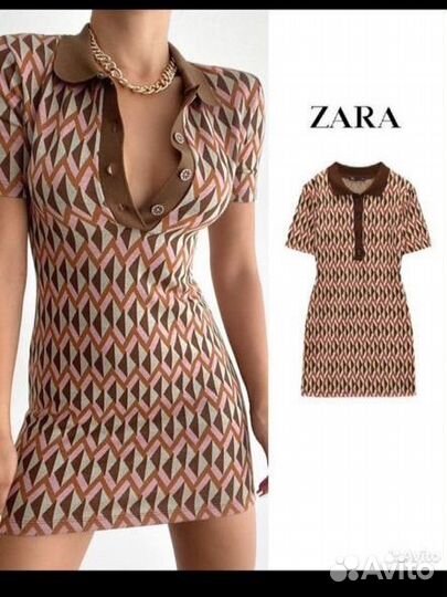Платье женское zara xs