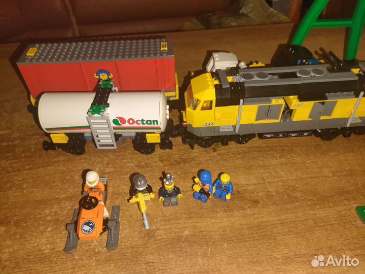 Lego city грузовой поезд