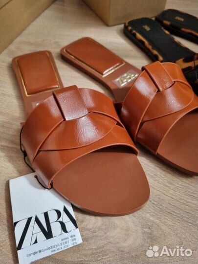 Шлепки Zara размеры 37-40