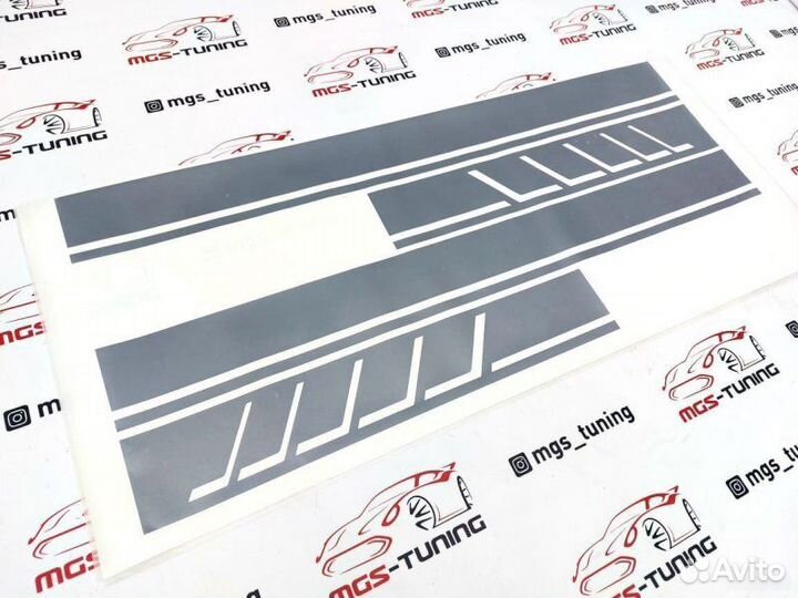 Наклейки AMG Edition на G-Class W463 Серый графит