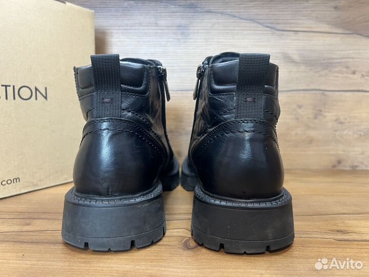 41р ботинки зимние tj collection кожа/мех