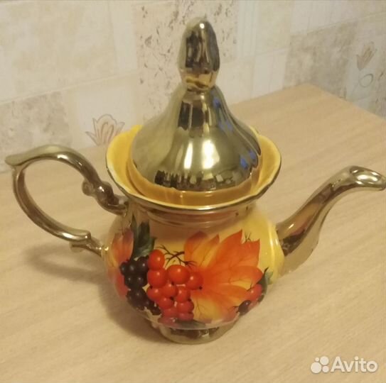 Чайник заварочный, фарфор, новый