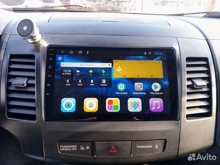 Магнитола Mitsubishi Outlander XL 2006-12 Android