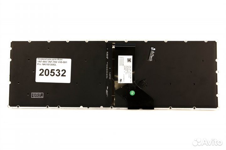 Клавиатура для Acer VN7-593 VN7-793 VX5-591 p/n: