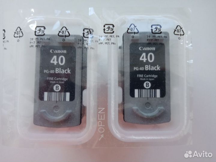 Пустые катриджи для принтера Canon MP190