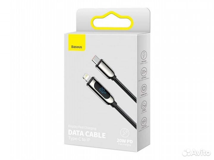 Кабель Baseus Type-C - Lightning, 2,22А, 20W, 2 м