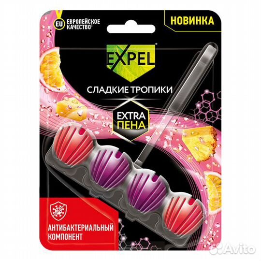 Подвеска для унитаза expel Сладкие тропики 1х50г