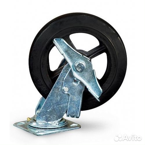 Колесо большегрузное SCdb 42 100мм обрезиненное с