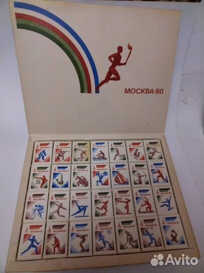 Сувенирный набор спичек Москва-80