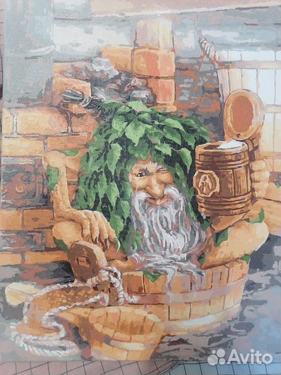 Картины по номерам раскрашенная