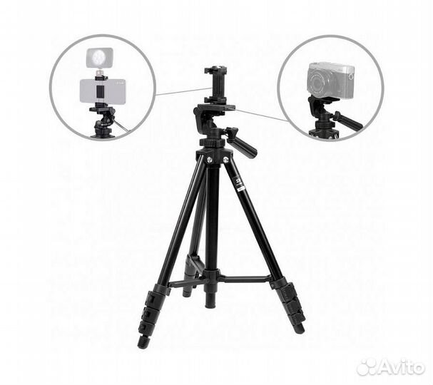 Штатив Benro T891+MH2N с держателем для смартфона