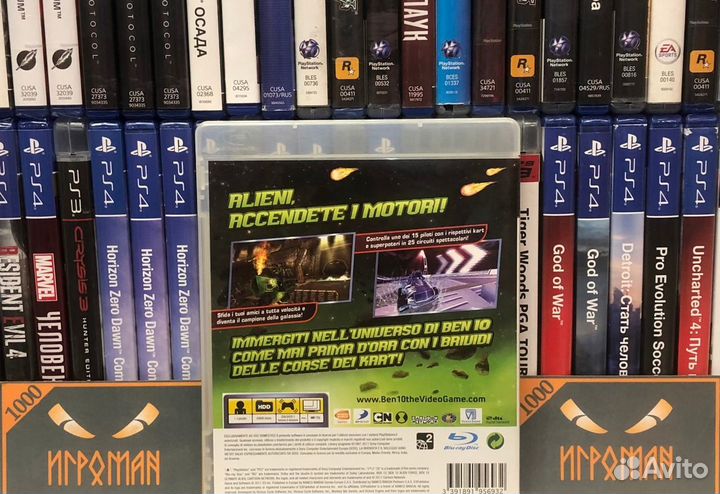 Игры PS3 Ben 10: Galactic Racing