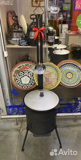 Печь +казан