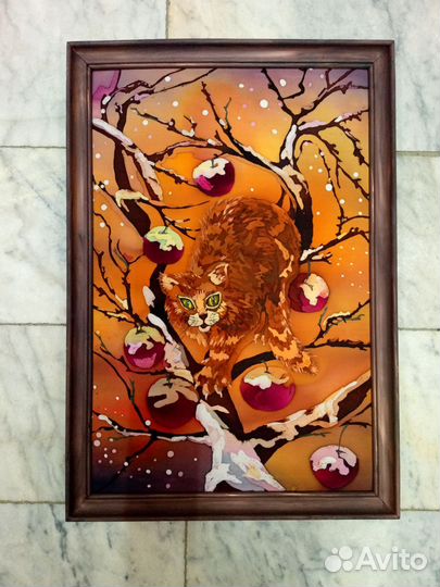 Картины в технике Батик