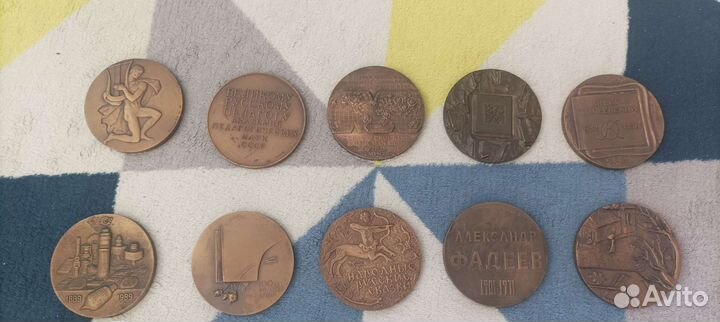 Настольные медали СССР