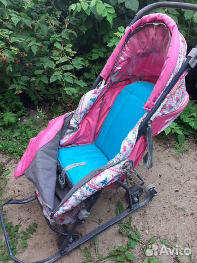 Коляска санки