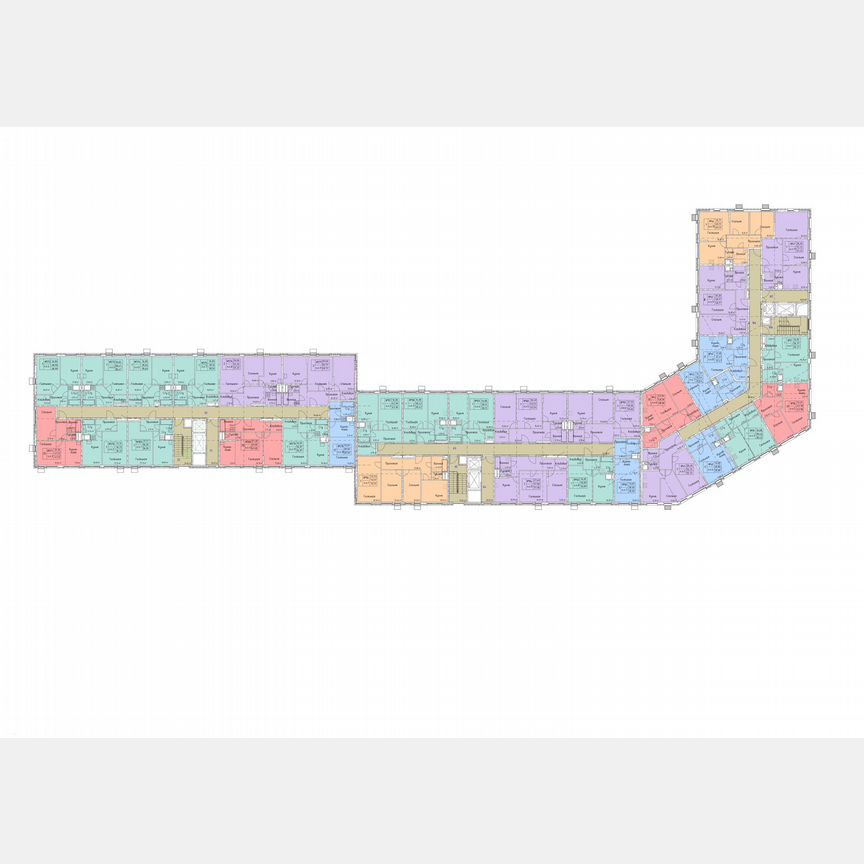 2-к. квартира, 59,7 м², 4/12 эт.