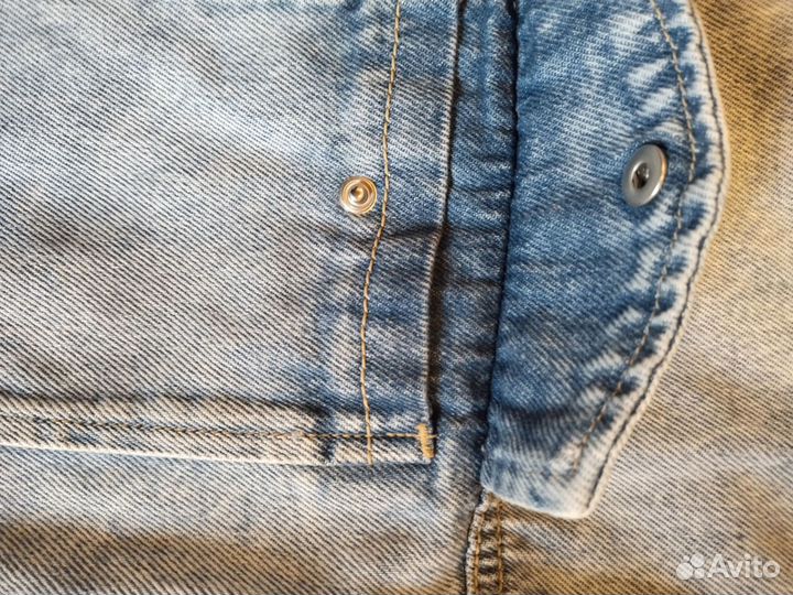 Куртка рубашка джинсовая s-m